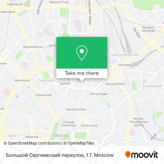 Большой Сергиевский переулок, 17 map