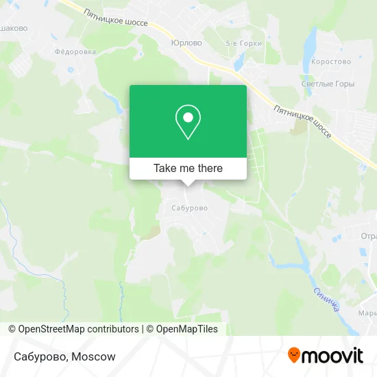 Сабурово map