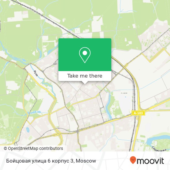 Бойцовая улица 6 корпус 3 map