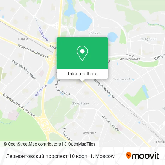 Лермонтовский проспект 10 корп. 1 map