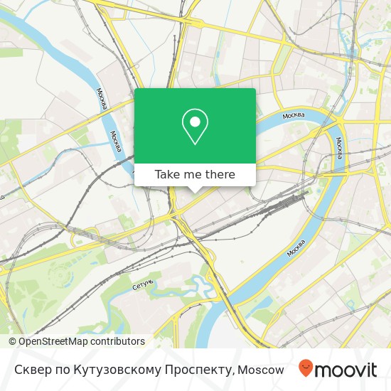Сквер по Кутузовскому Проспекту map