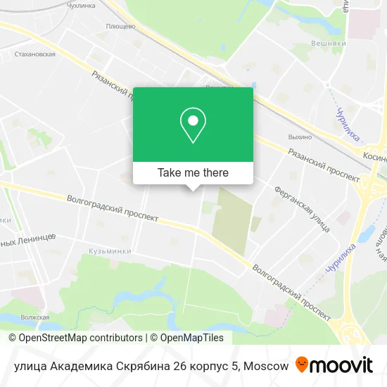 улица Академика Скрябина 26 корпус 5 map