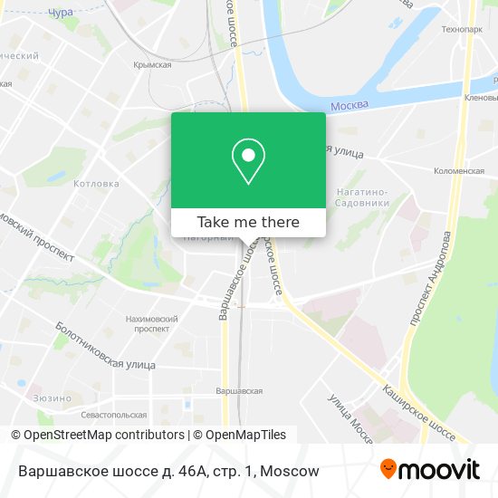 Варшавское шоссе д. 46А, стр. 1 map