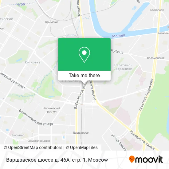 Варшавское шоссе д. 46А, стр. 1 map