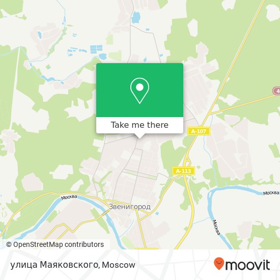 улица Маяковского map