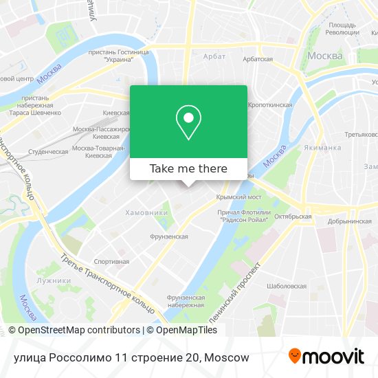 улица Россолимо 11 строение 20 map