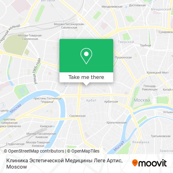 Клиника Эстетической Медицины Леге Артис map