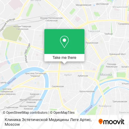 Клиника Эстетической Медицины Леге Артис map
