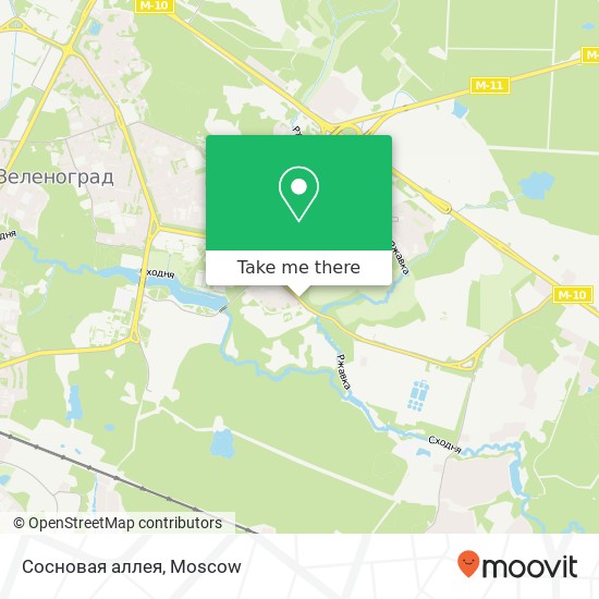 Сосновая аллея map