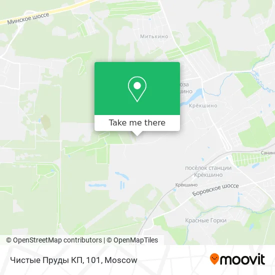 Чистые Пруды КП, 101 map