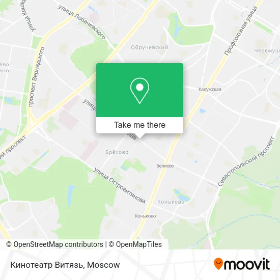 Кинотеатр Витязь map