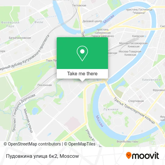 Пудовкина улица 6к2 map