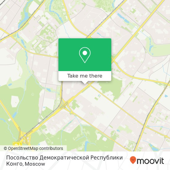 Посольство Демократической Республики Конго map