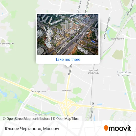 Южное Чертаново map
