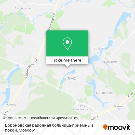 Вороновская районная больница-приёмный покой map