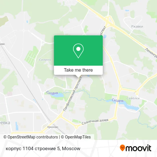корпус 1104 строение 5 map