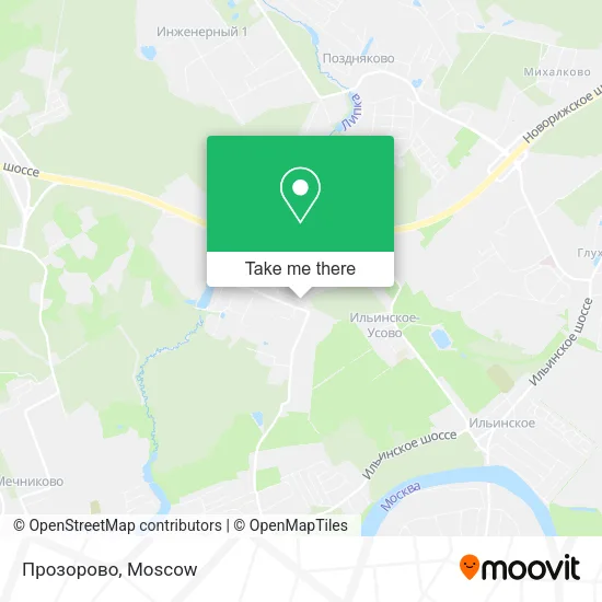 Прозорово map