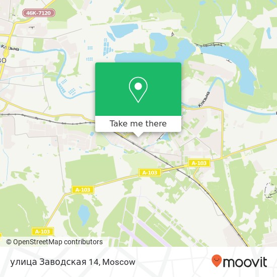 улица Заводская 14 map