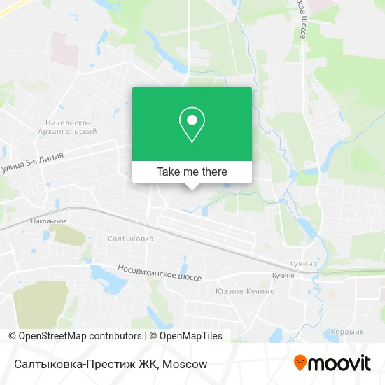 Салтыковка-Престиж ЖК map