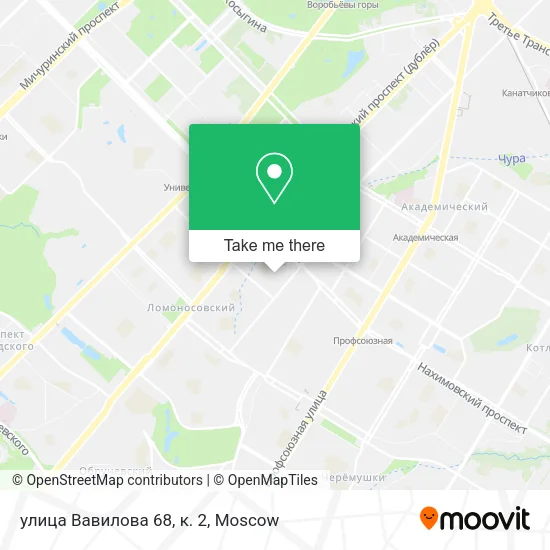 улица Вавилова 68, к. 2 map