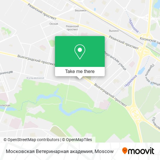 Московская Ветеринарная академия map