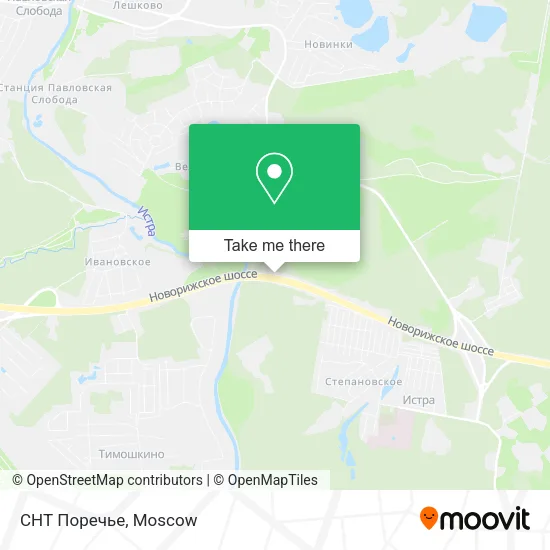 СНТ Поречье map