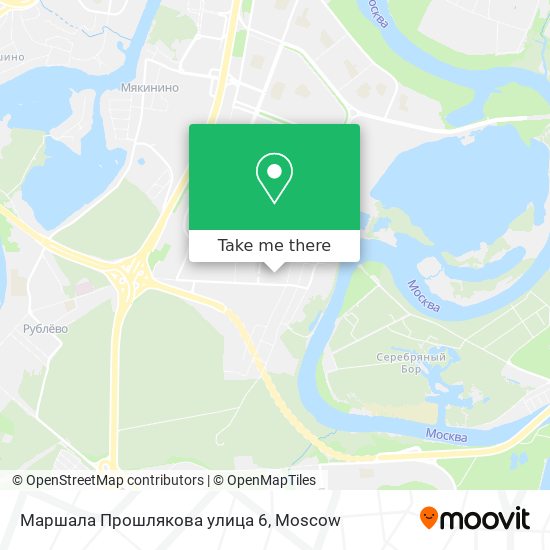 Маршала Прошлякова улица 6 map