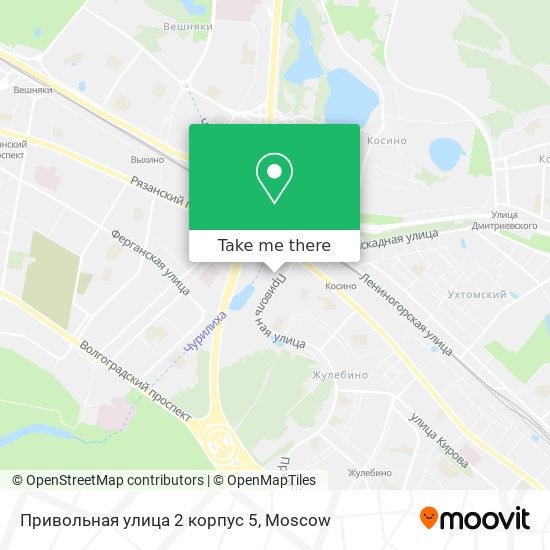 Привольная улица 2 корпус 5 map