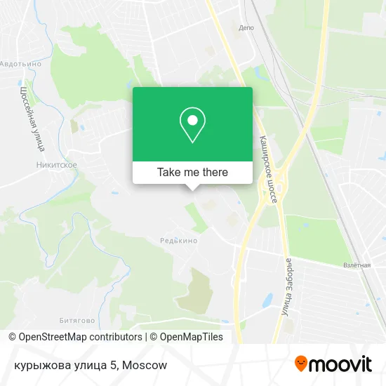 курыжова улица 5 map