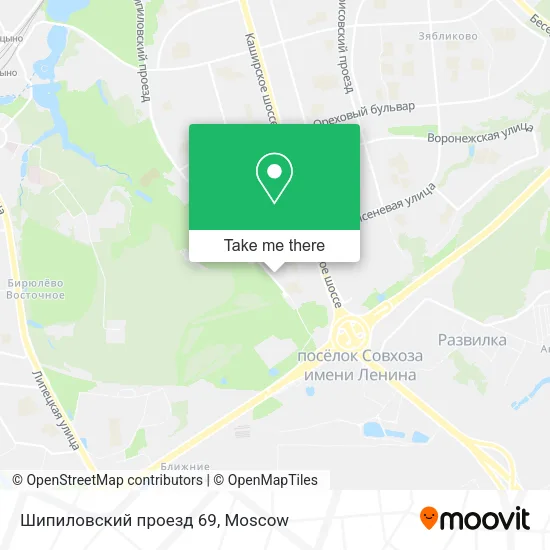 Шипиловский проезд 69 map