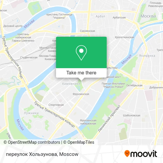 переулок Хользунова map