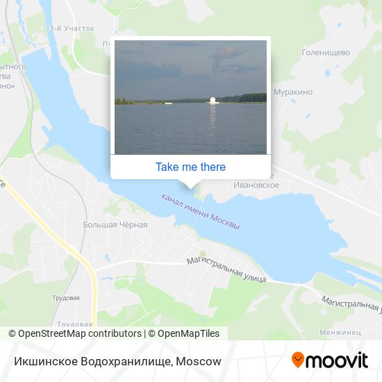 Икшинское Водохранилище map