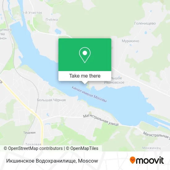 Икшинское Водохранилище map
