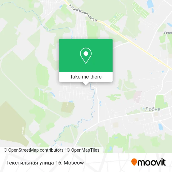 Текстильная улица 16 map