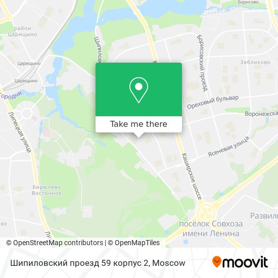 Шипиловский проезд 59 корпус 2 map