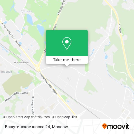 Вашутинское шоссе 24 map