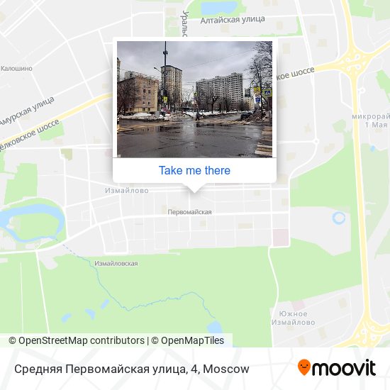 Средняя Первомайская улица, 4 map