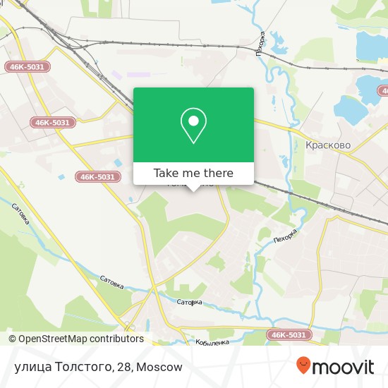 улица Толстого, 28 map