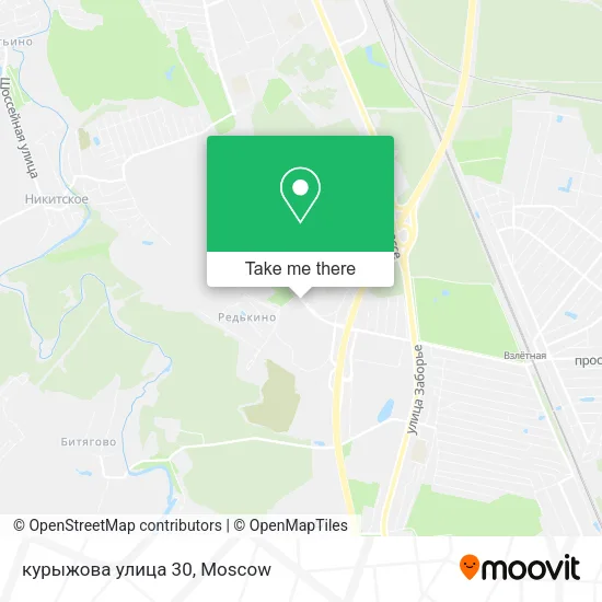 курыжова улица 30 map