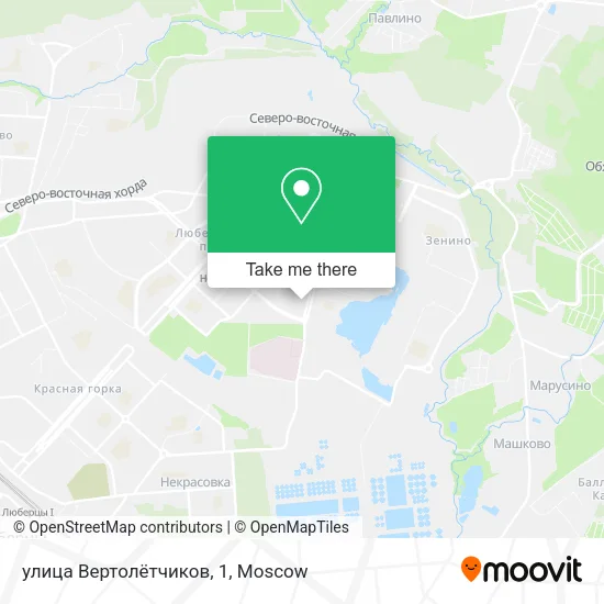 улица Вертолётчиков, 1 map