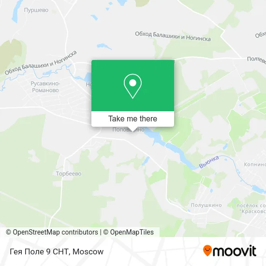 Гея Поле 9 СНТ map
