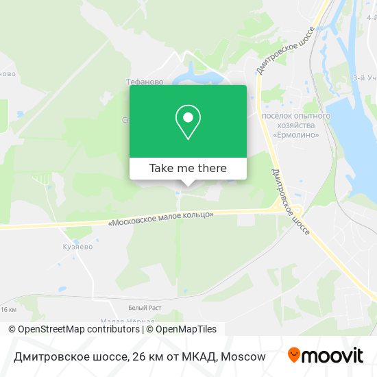 Дмитровское шоссе, 26 км от МКАД map
