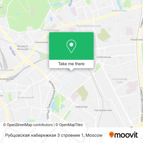 Рубцовская набережная 3 строение 1 map