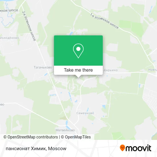 пансионат Химик map