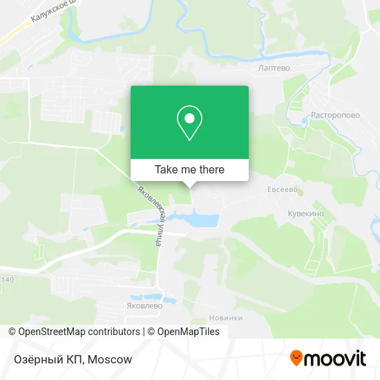 Озёрный КП map