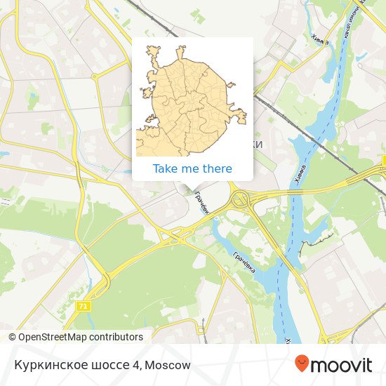 Куркинское шоссе 4 map