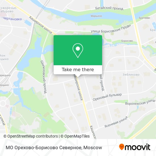 МО Орехово-Борисово Северное map