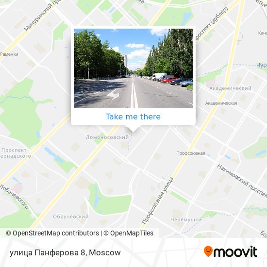 улица Панферова 8 map