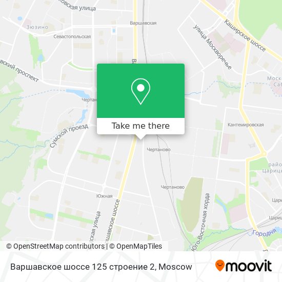 Варшавское шоссе 125 строение 2 map
