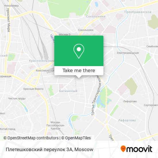 Плетешковский переулок 3А map